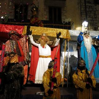 Els Reis d'Orient arriben a Besalú