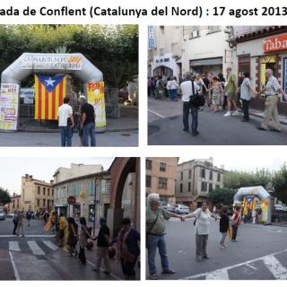 Assaig Cadena Humana Catalunya del Nord