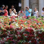Girona: Temps de Flors, fotos de ambient per veure las aglomaracions de gent.  457#Joan Sabater