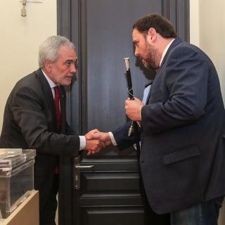 Oriol Junqueras, investit alcalde de Sant Vicenç dels Horts