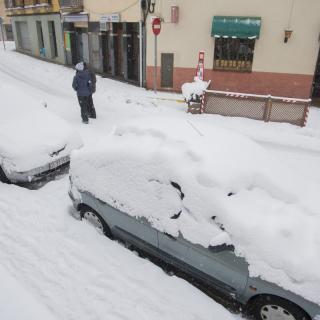 Cotxes nevats aquest dimecres el matí a tot Catalunya.