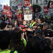 Manifestació a València contra la gestió del govern de Mazón