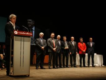 Albert Om ha presentat la gala dels Premis a la Internacionalització Enrique Canovaca