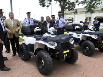 Els nous quads de la Policia Local de les Franqueses Josep Villarroya