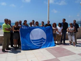 Hissada de la bandera blava, de dissabte passat