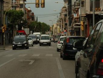Volum de trànsit a l’avinguda Rei en Jaume, a Cardedeu Ramon Ferrandis