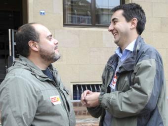 Gonzalo Plata (CCOO) i Òscar Riu (UGT) són els principals dirigents comarcals dels dos grans sindicats al Vallès Oriental Ramon Ferrandis