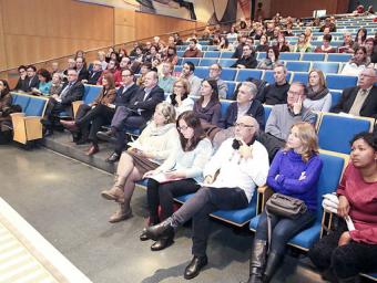 Públic assistent a l’acte de commemoració dels 25 anys del Centre de Normalització Lingüística Albert Llimós