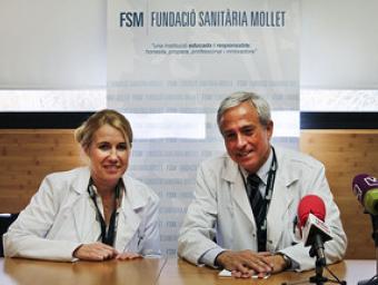 Cristina Capdevila, directora assistencial, i el doctor Jaume Duran