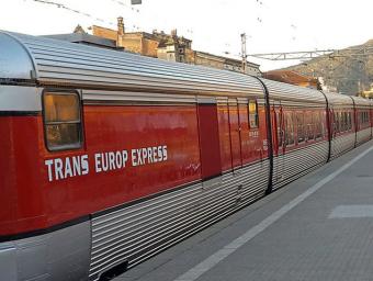 El tren Talgo, parat fa 15 dies a La Garriga en un viatge de prova sense passatge