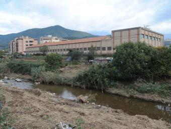 L’antiga fàbrica de Can Luna, ara de propietat municipal Ramon Ferrandis