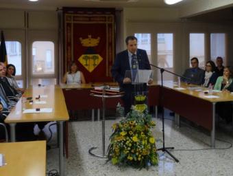 Alfons Garcia, durant el seu parlament Cedida