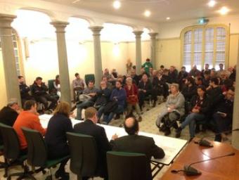 L’anterior govern va presentar la proposta al març a la sala de les Columnes Sergi Masó
