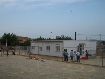 Instal·lacions en barracons d'una escola a Mont-Ras l'any 2006 ALBERT VILAR