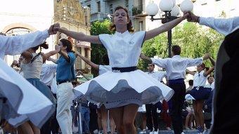 Una imatge del 2003 de la colla Tarragona Dansa. SORTIM