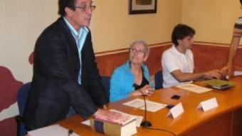 Ricard Herrero (PSC), en el moment de prendre possessió com a president del consell del Baix Empordà, el 2007. J.T