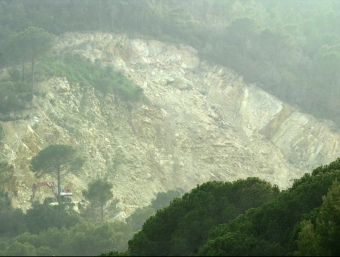 La pedrera de la Feu d'Argentona, en una imatge d'arxiu. QUIM PUIG