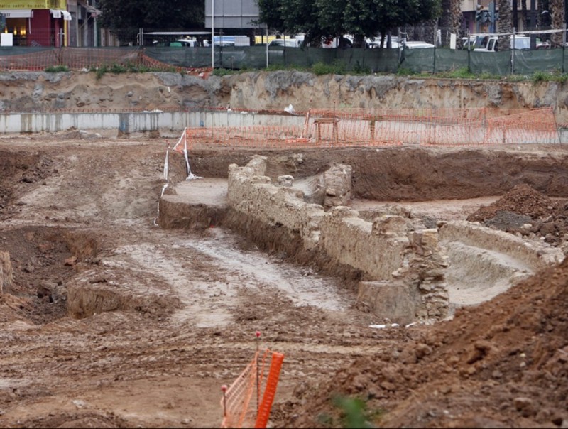 Restes romanes trobades a un indret de València pròxim a Paterna. ARXIU
