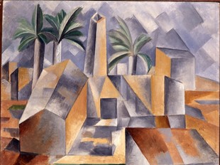 «La Fàbrica d'Horta», és el quadre de Picasso que s'ha triat per commemorar el centenari de la segona estada del pintor a Horta.  EL PUNT