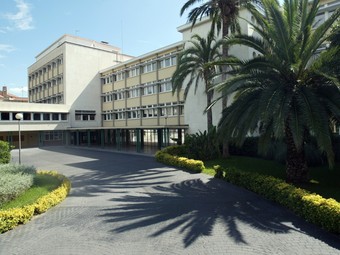 Imatge d'arxiu de les instal·lacions que el Liceu Francès té a Barcelona al carrer Bosch i Gimpera.  QUIM PUIG