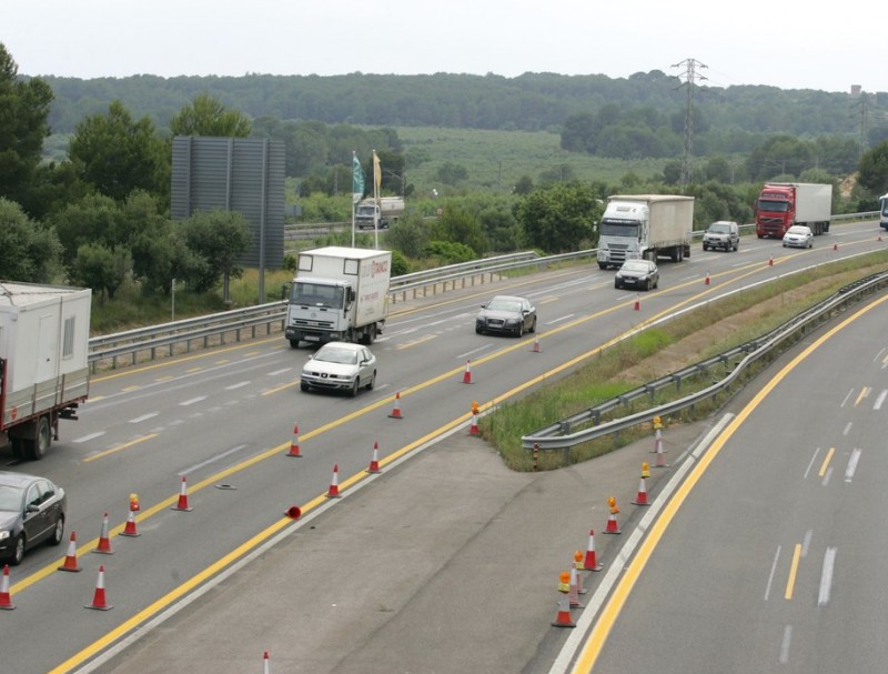 L'autopista AP-7 prop de Constantí ARXIU