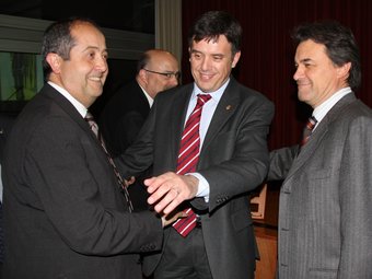 Recoder, amb Artur Mas i Felip Puig. EL PUNT