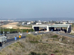 Imatge de la zona on es construirà la futura estació central del Camp.  J. FERNÀNDEZ