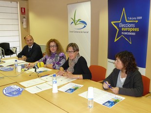 La presentació de la Setmana d'Europa va tenir lloc al Consell Comarcal./  M.L