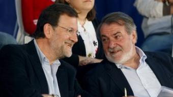 Rajoy i Mayor Oreja, en un míting del Partit Popular. EFE