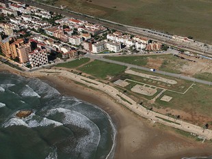 Imatge aèria de la zona on es preveu el nou hotel. /  EL PUNT