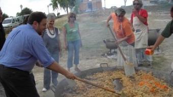 Oriol Junqueras, a Vilafranca de Bonany, a Mallorca.  S.P