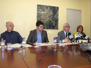 Imatge de la reunió d'avui de la comissió territorial d´Urbanisme de Lleida.