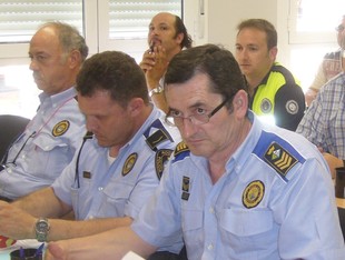 L'Infocat es va presentar a alcaldes i policies de l'Ebre.  L.M