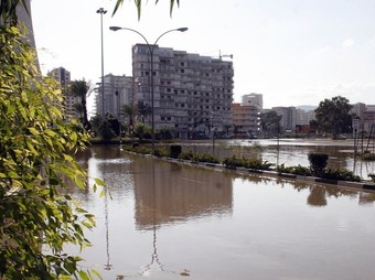 Imatge de les inundacions de febrer de l'any 2007 que ara no s'han repetit. / ARXIU.