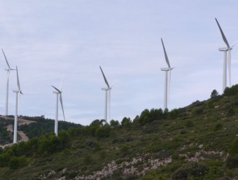 Instal·lacions d'aerogeneradors sobre el territori valencià. ESCORCOLL