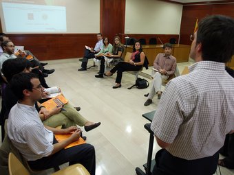 Curs del Departament de Justícia sobre oratòria en català per a advocats.  ORIOL DURAN