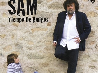 La portada del disc, on apareix Sam acompanyat pel seu fill Dani.