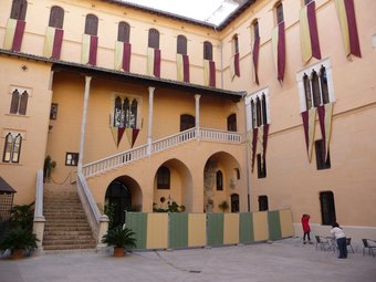 Interior del Palau Ducal dels Borja a Gandia. /  ESCORCOLL