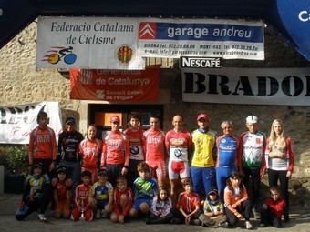Els vencedors de la general de la copa Girona, a Sant Martí Vell. FRANCESC MORADELL