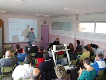 Un moment de l'acte del cap de setmana.  AJUNTAMENT DE MONTMELÓ