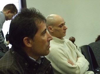 Angel Martínez González, en primer terme, i Antonio Moreno Fernández, ahir. /  FIDEL BALÉS