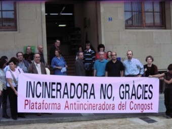 Una de les concentracions de la plataforma antiincineradora del Congost.