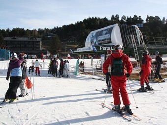 Esquiadors a l'estació de la Masella, a principis de desembre passat.  ACN