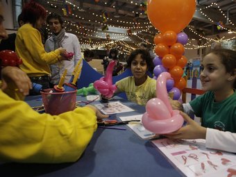 Un dels tallers realitzats l'any passat al parc infantil de Tarragona