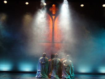 El timbaler del Bruc és un dels últims espectacles teatrals que s'han representat a L'Artesana. Va ser a l'abril de l'any passat.  JOSEP MEDINA