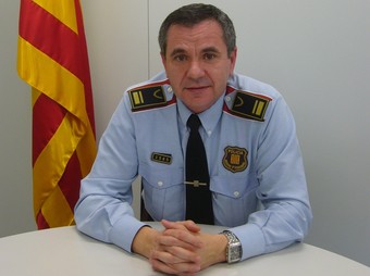 Xavier Monclús, a la comissaria dels Mossos d'Esquadra de Tortosa.  L.M