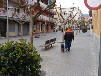 El límit municipal, al barri Cotet, passa pel Torrent Santa Anna. /  G.A