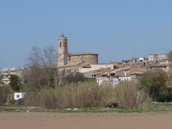 Vista general del nucli urbà de Colomers, al Baix Empordà./  A.V