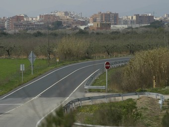 Delimitació de la carretera del Morell i de Constantí.  JUDIT FERNÀNDEZ