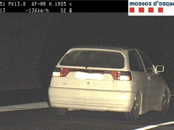 Imatge del cotxe denunciat M.F